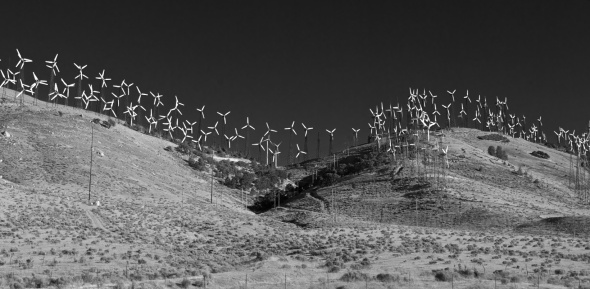 Joe Sterne Photography, California, roadtrip, c2c12, black and white, wind farm